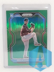 2021 Panini Prizm Green RC #121 Braxton Garrett Miami Marlins